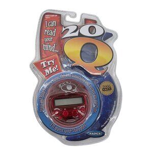 NEW Vintage Radica Games 20Q Electronic Twenty Questions Game Red 2006 Retro